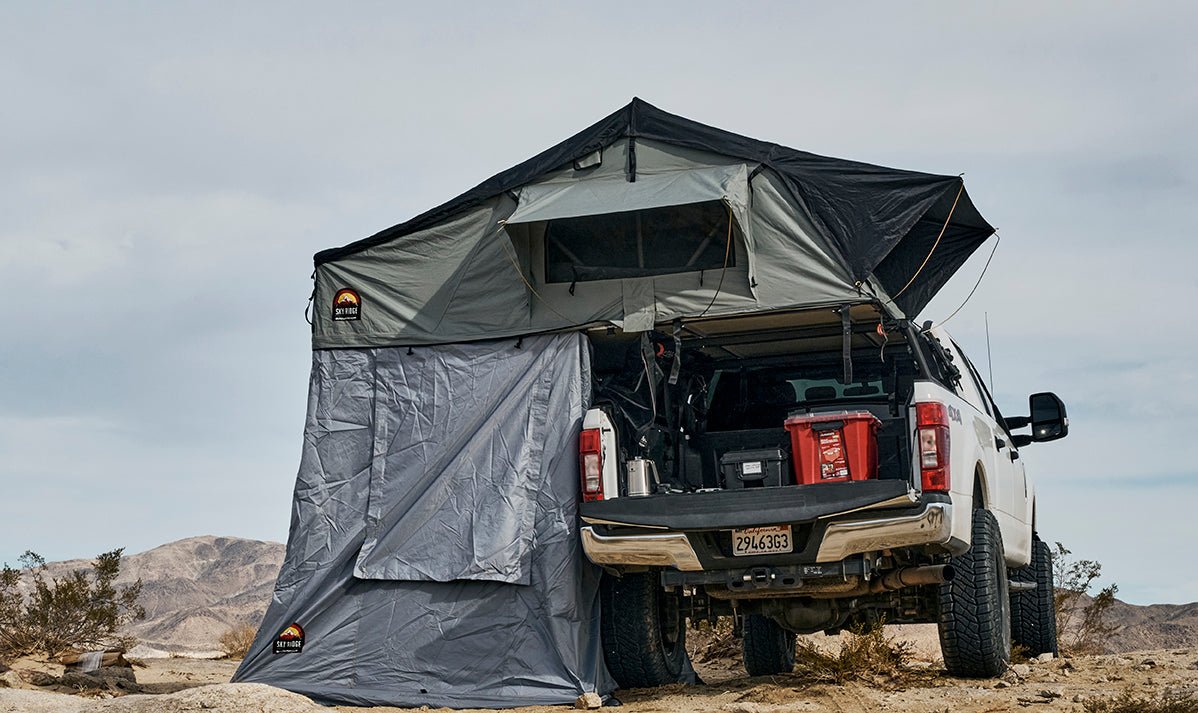 rooftop tent with annex Body Armor 4x4 Sky Ridge Pike 3 Annex Room