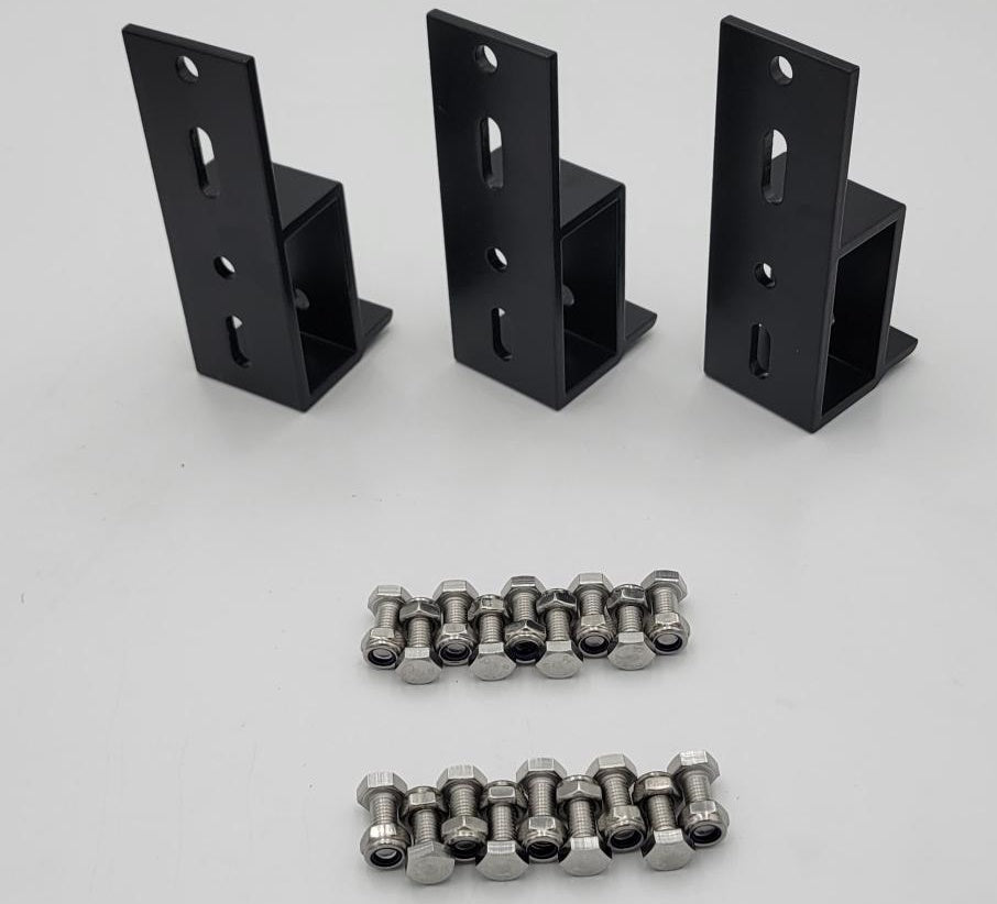 Alpine Awning Brackets - 3 PC - Tuff Stuff Overland - Mounting Brackets