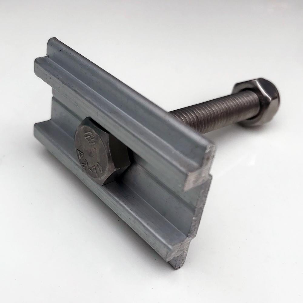 tent fitting Tuff Stuff Overland Roof Top Tent, Sliding Installation Bracket W/ Matching Nut & Bolt