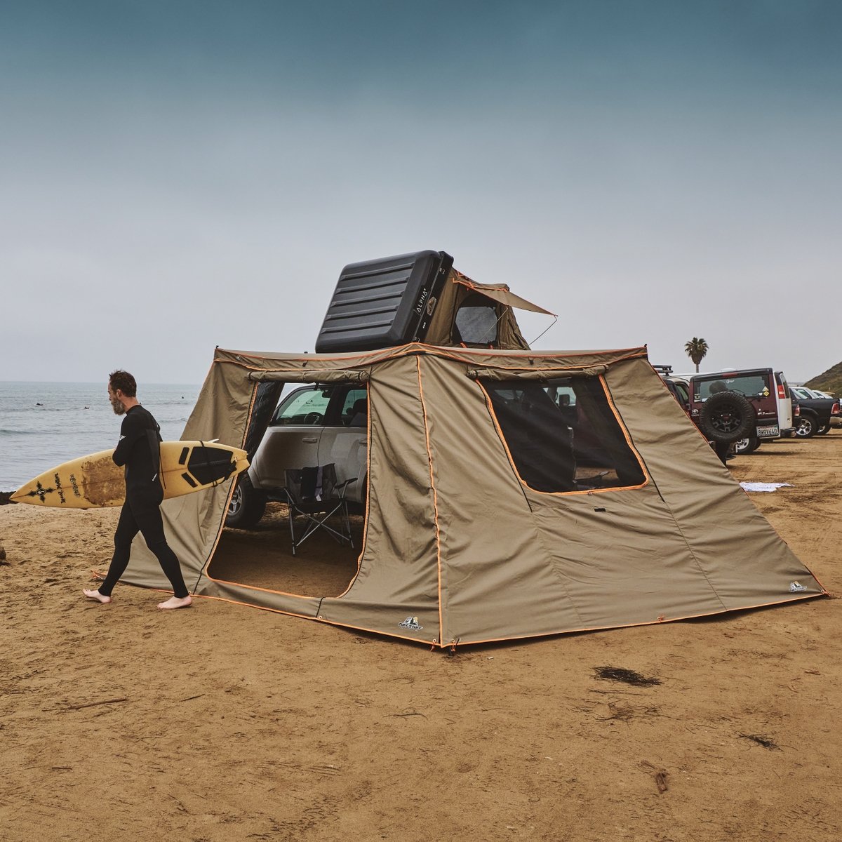 Tuff Stuff 270º Compact Shade Walls Pack 1 - (1 Door, 1 Wall) - Tuff Stuff Overland - Awning Shade Wall