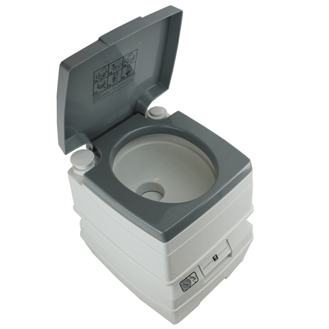 Quick release separation latch Waste level indicator