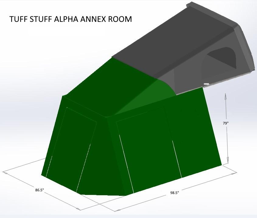 Tuff Stuff® Alpha™ Clam Shell RTT, Annex Room - Tuff Stuff Overland - Annex Room