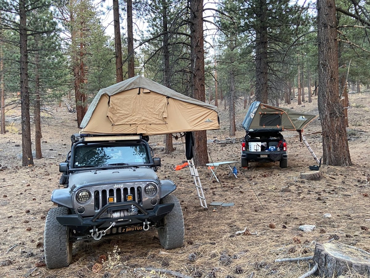 Tuff Stuff® ALPHA™ Hard Top Side Open Tent, Gray, 4 Person - Tuff Stuff Overland - Roof Top Tent