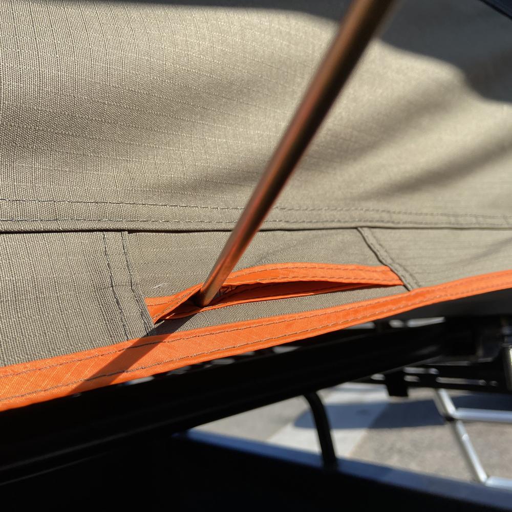Tuff Stuff® ALPHA™ Hard Top Side Open Tent, Gray, 4 Person - Tuff Stuff Overland - Roof Top Tent