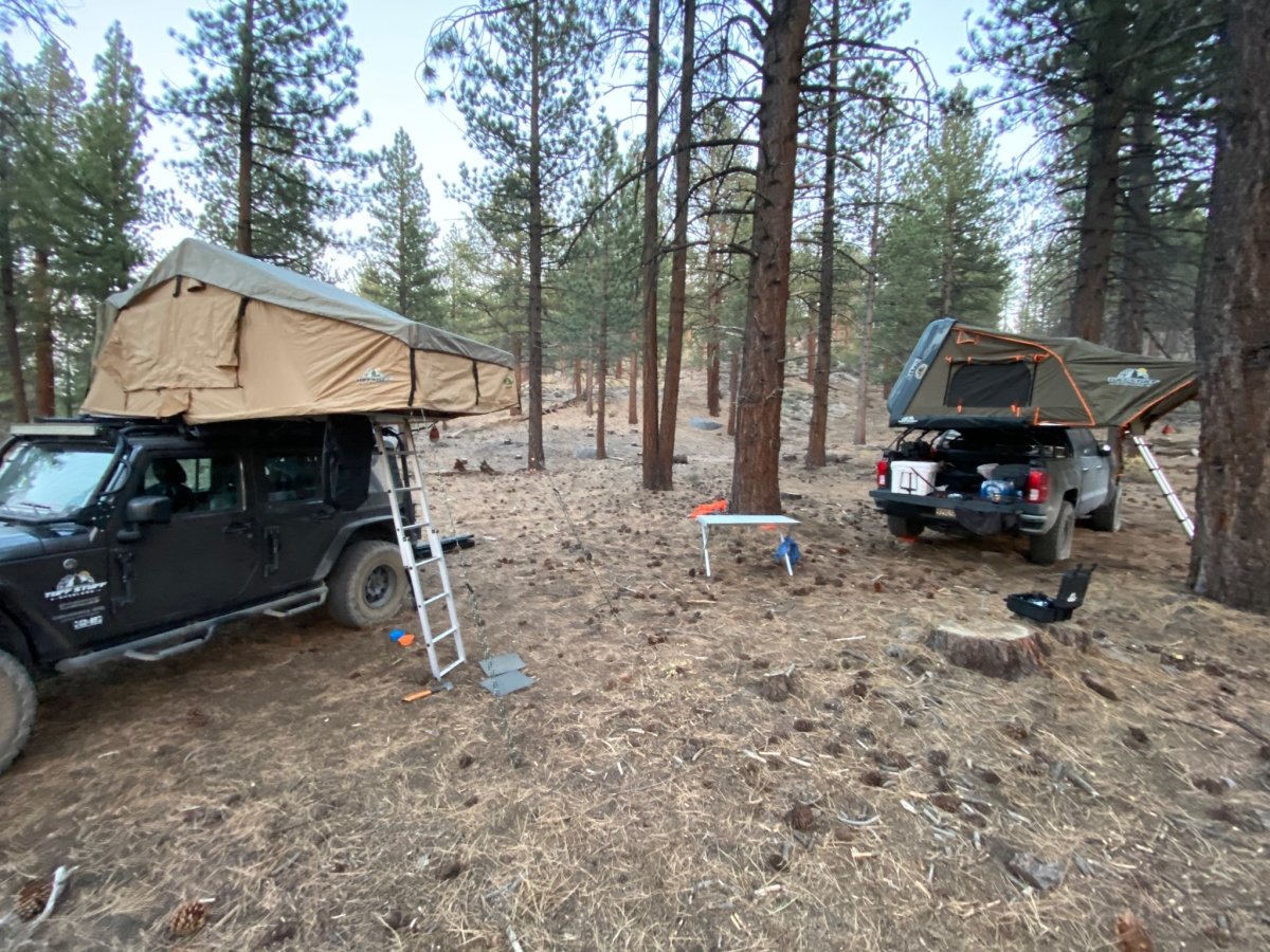Tuff Stuff® ALPHA™ Hard Top Side Open Tent, Gray, 4 Person - Tuff Stuff Overland - Roof Top Tent