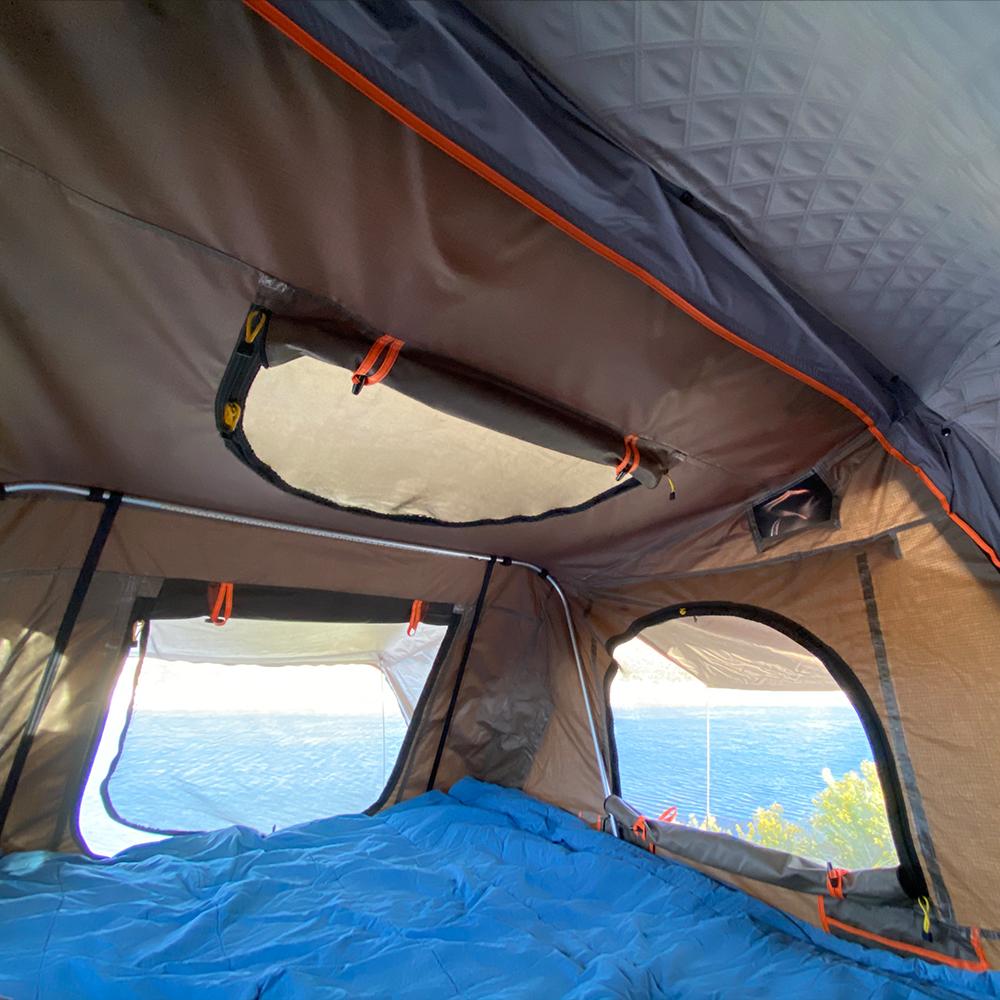 Tuff Stuff® ALPHA II™ Hard Top Side Open Tent, Black, 2 Person - Tuff Stuff Overland - Roof Top Tent
