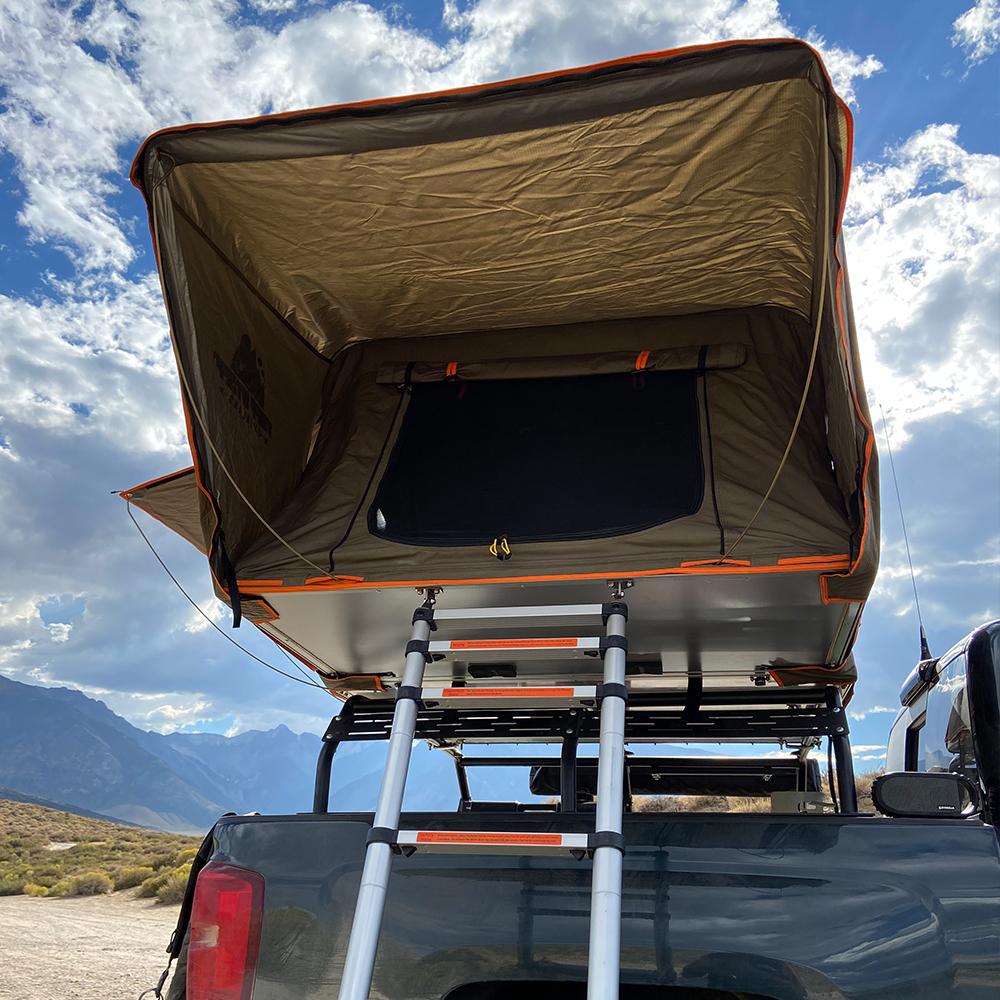 Tuff Stuff® ALPHA II™ Hard Top Side Open Tent, Black, 2 Person - Tuff Stuff Overland - Roof Top Tent