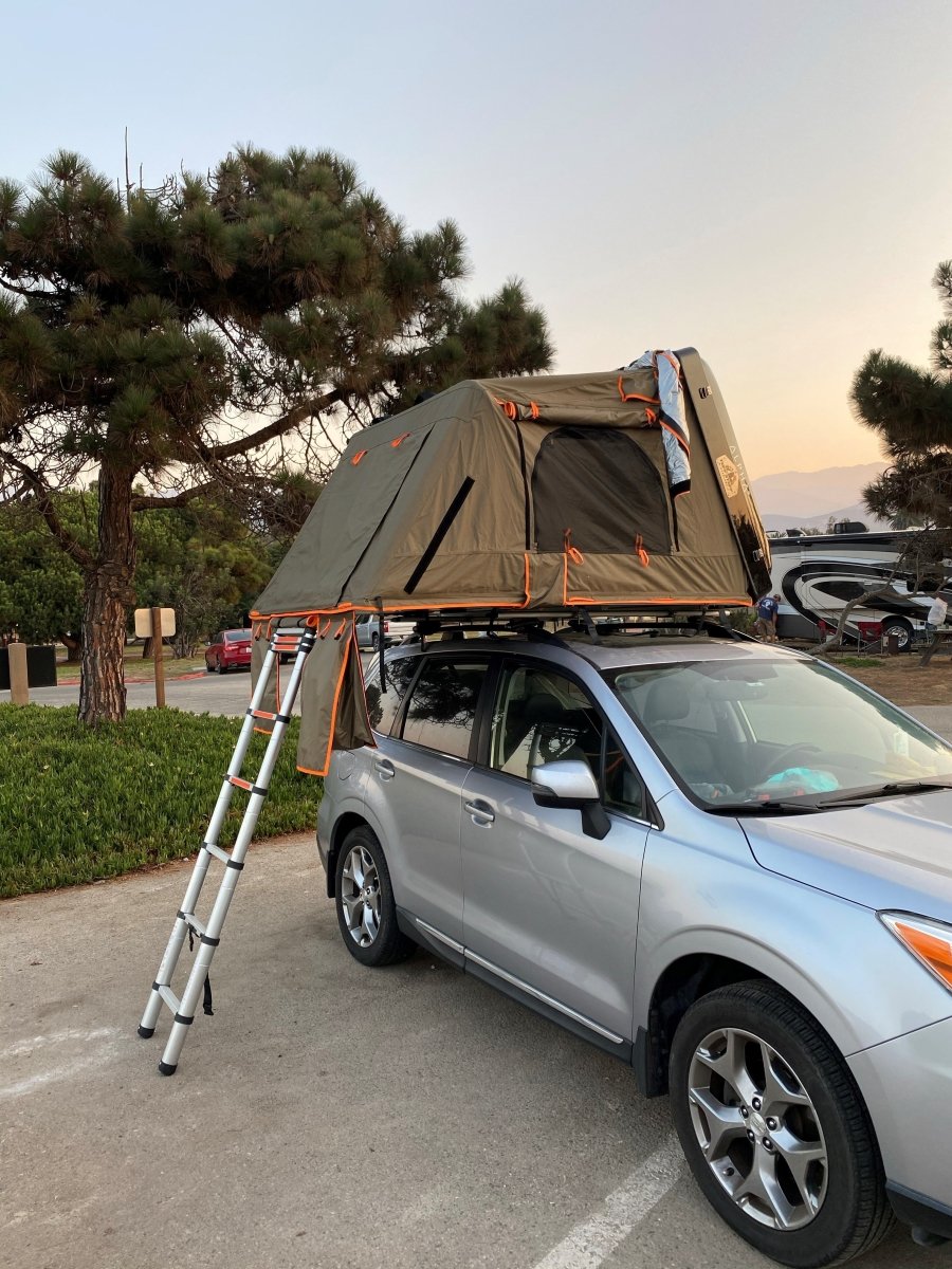Tuff Stuff® ALPHA II™ Hard Top Side Open Tent, Black, 2 Person - Tuff Stuff Overland - Roof Top Tent