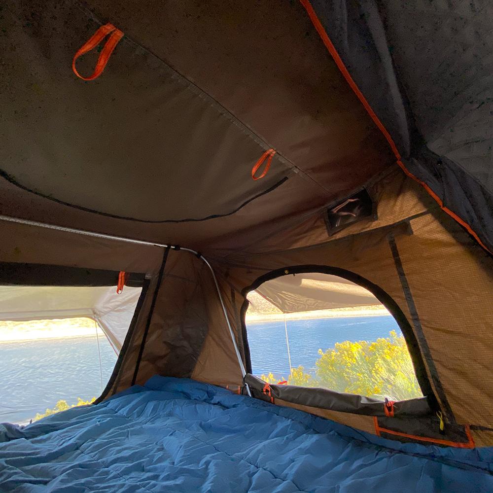 Tuff Stuff® ALPHA II™ Hard Top Side Open Tent, Black, 2 Person - Tuff Stuff Overland - Roof Top Tent