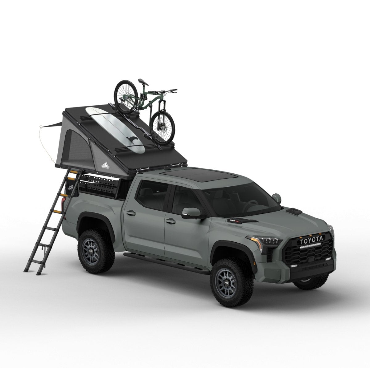 Tuff Stuff® Alpine SixtyOne Aluminum Shell Roof Top Tent - Tuff Stuff Overland - Roof Top Tent