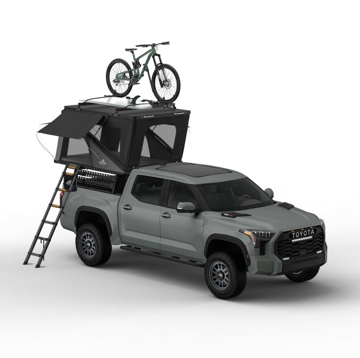 Tuff Stuff® Alpine SixtyOne Aluminum Shell Roof Top Tent - Tuff Stuff Overland - Roof Top Tent