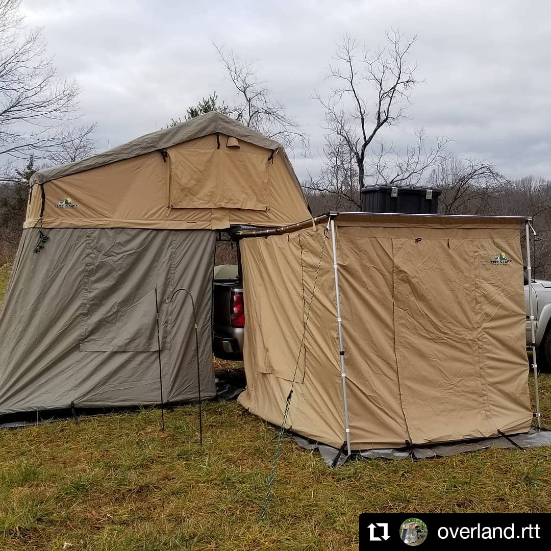 Tuff Stuff® Awning Camp Shelter Room W/ PVC Floor, 280G Material, 6.5′ x 8' - Tuff Stuff Overland - Awning Shelter Room