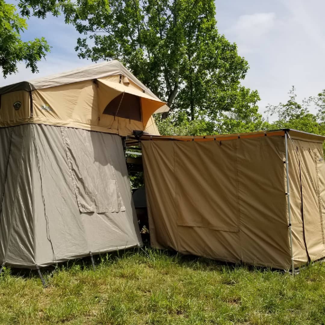 Tuff Stuff® Awning Camp Shelter Room W/ PVC Floor, 280G Material, 6.5′ x 8' - Tuff Stuff Overland - Awning Shelter Room