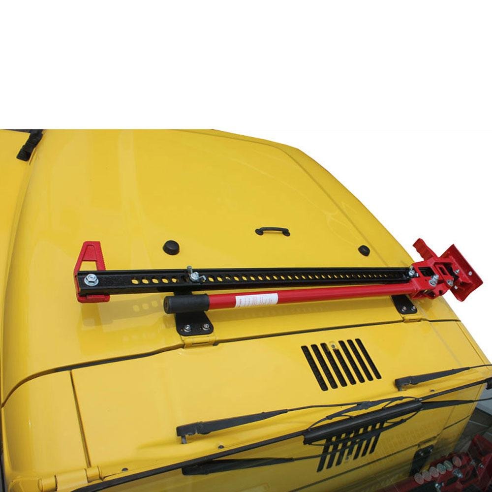 3/16" tempered steel plate, Tuff Stuff® hood hinge jack mounts are sure to hold up to the rigors of off-roading and/or daily use.
