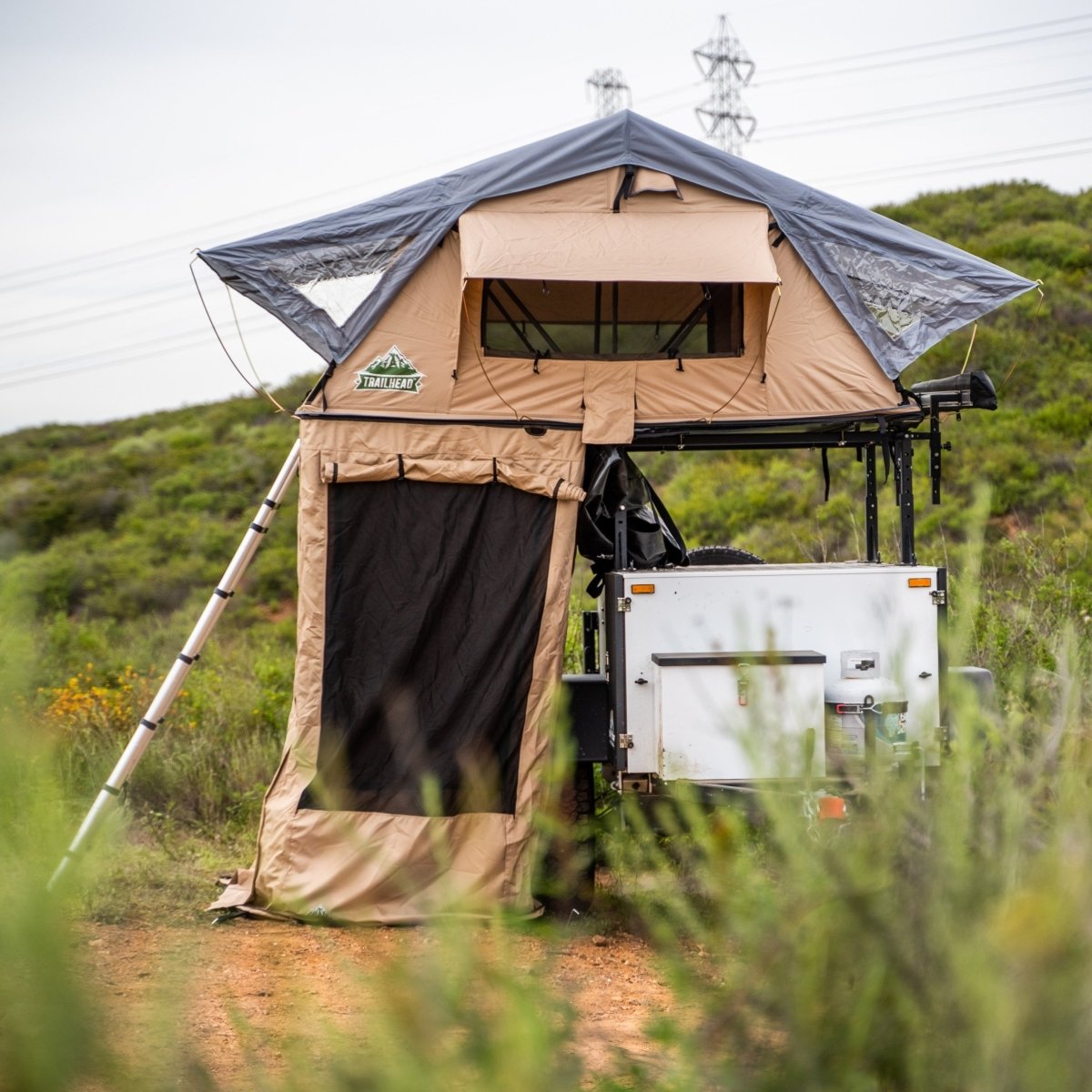 Tuff Stuff® Overland Roof Top Tent Annex Room, w/ Floor, Delta & TRAILHEAD™ - Tuff Stuff Overland - Annex Room