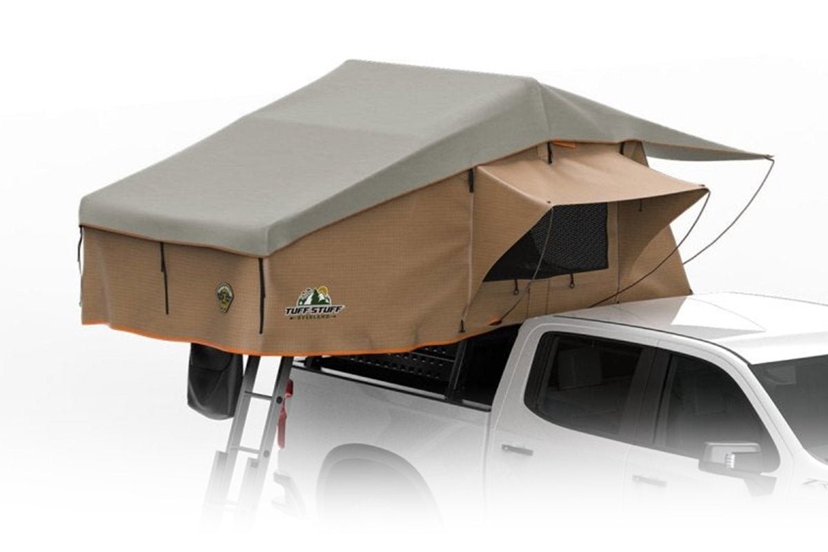 ford ranger wildtrak roof tent Tuff Stuff TS-RTT-RAN-65 Ranger Overland Roof Top Tent, 3 Person, 65"