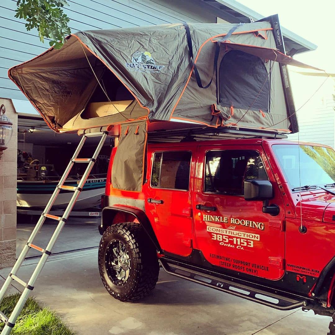 Tuff Stuff® Stealth™ Aluminum Side Open Tent, 3+ Person - Tuff Stuff Overland - Roof Top Tent