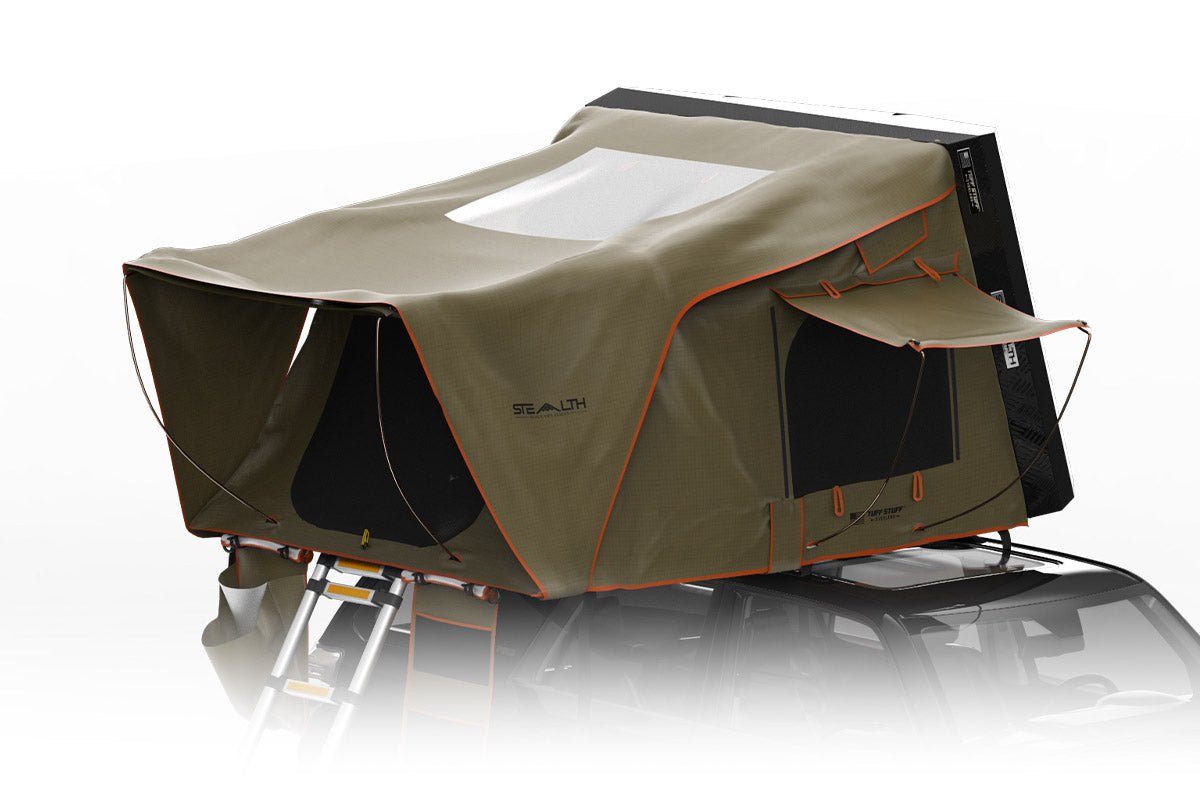 Tuff Stuff® Stealth™ Aluminum Side Open Tent, 3+ Person - Tuff Stuff Overland - Roof Top Tent