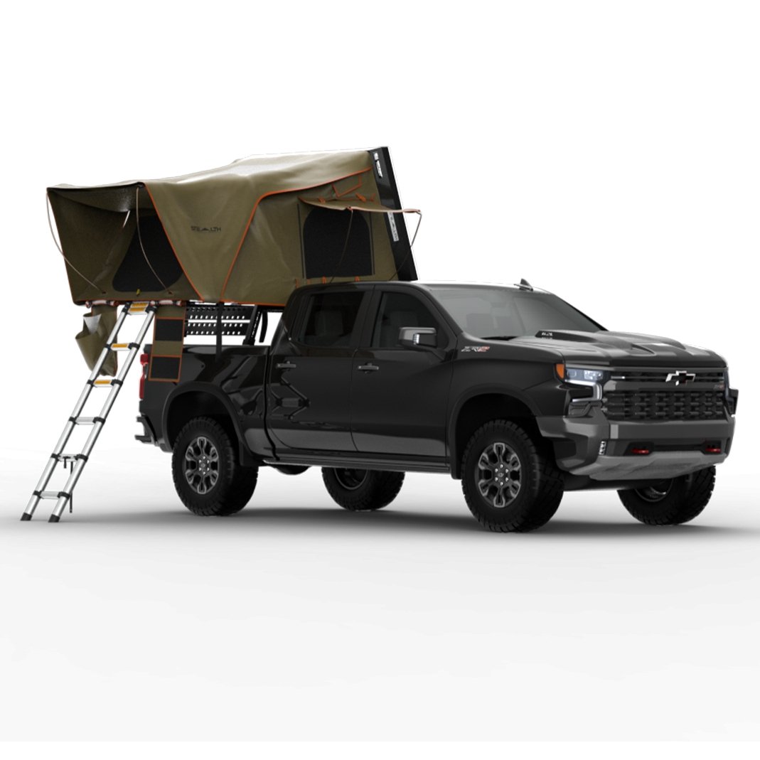 Tuff Stuff® Stealth™ Aluminum Side Open Tent, 3+ Person - Tuff Stuff Overland - Roof Top Tent