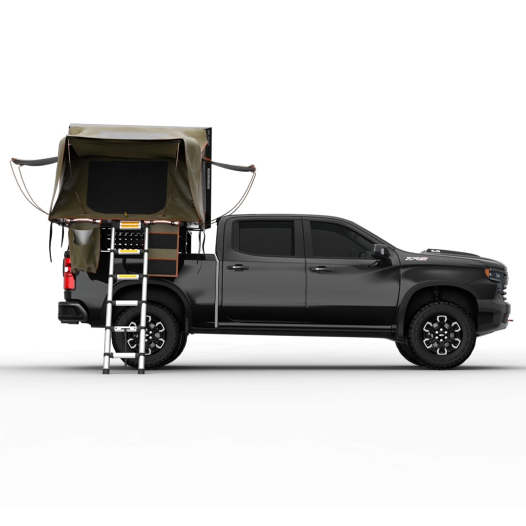 Tuff Stuff® Stealth™ Aluminum Side Open Tent, 3+ Person - Tuff Stuff Overland - Roof Top Tent