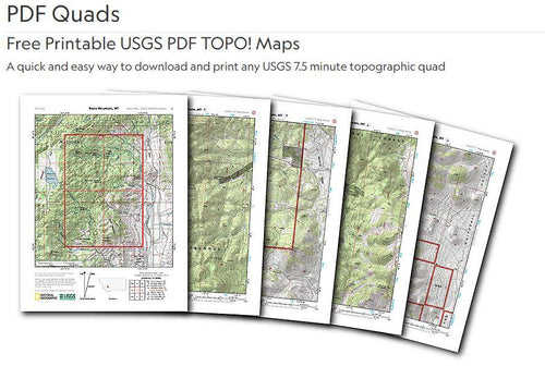 National Geographic Free Printable USGS PDF TOPO Maps