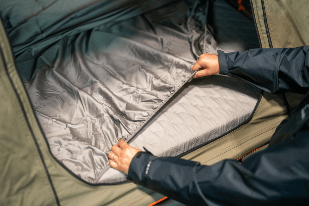 tent sheets Tuff Stuff Overland TS-2-2002FIT Alpha II Cotton Fitted Sheets, Grey