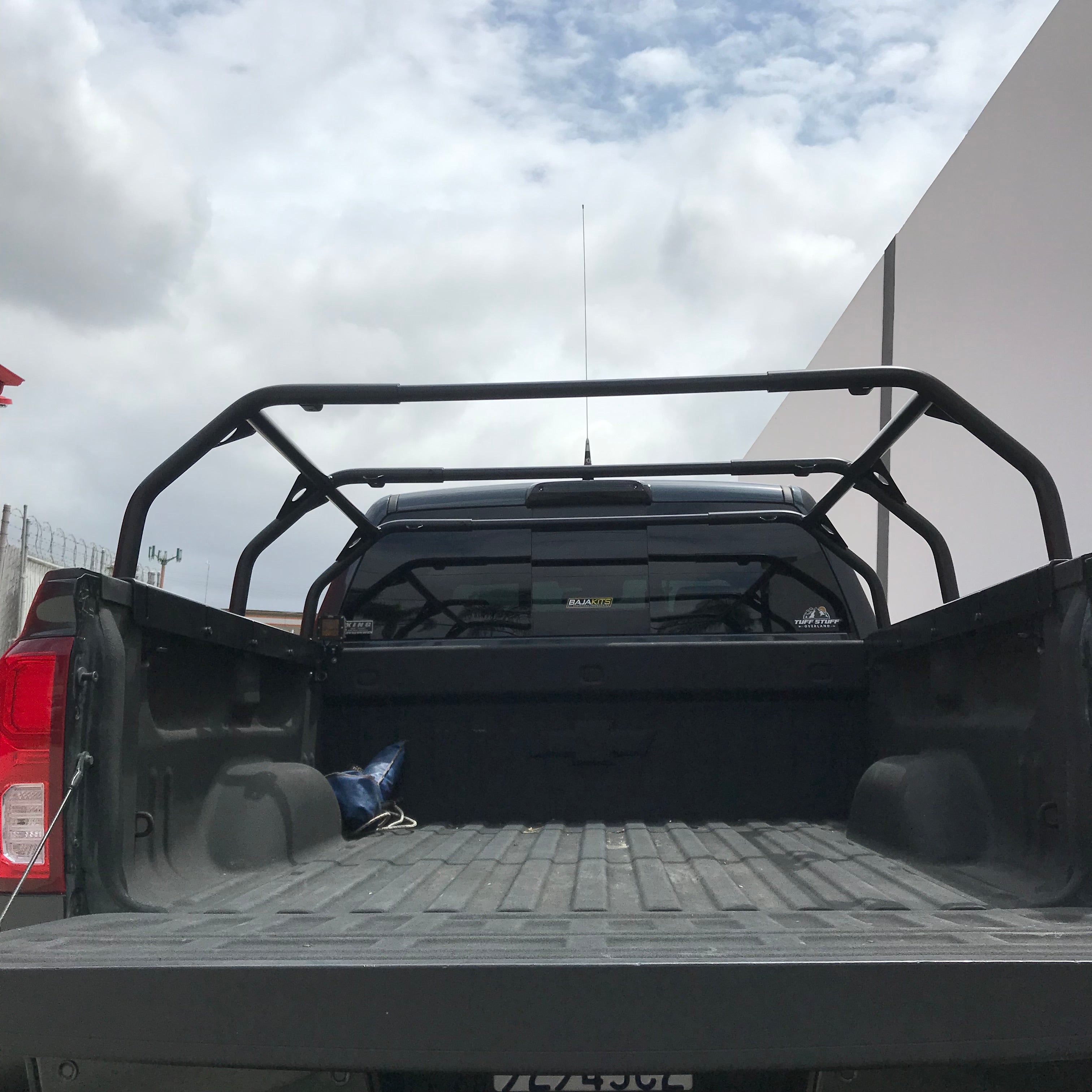 Truck Bed Rack for RTT, Adjustable, 51" Length, Steel, Black