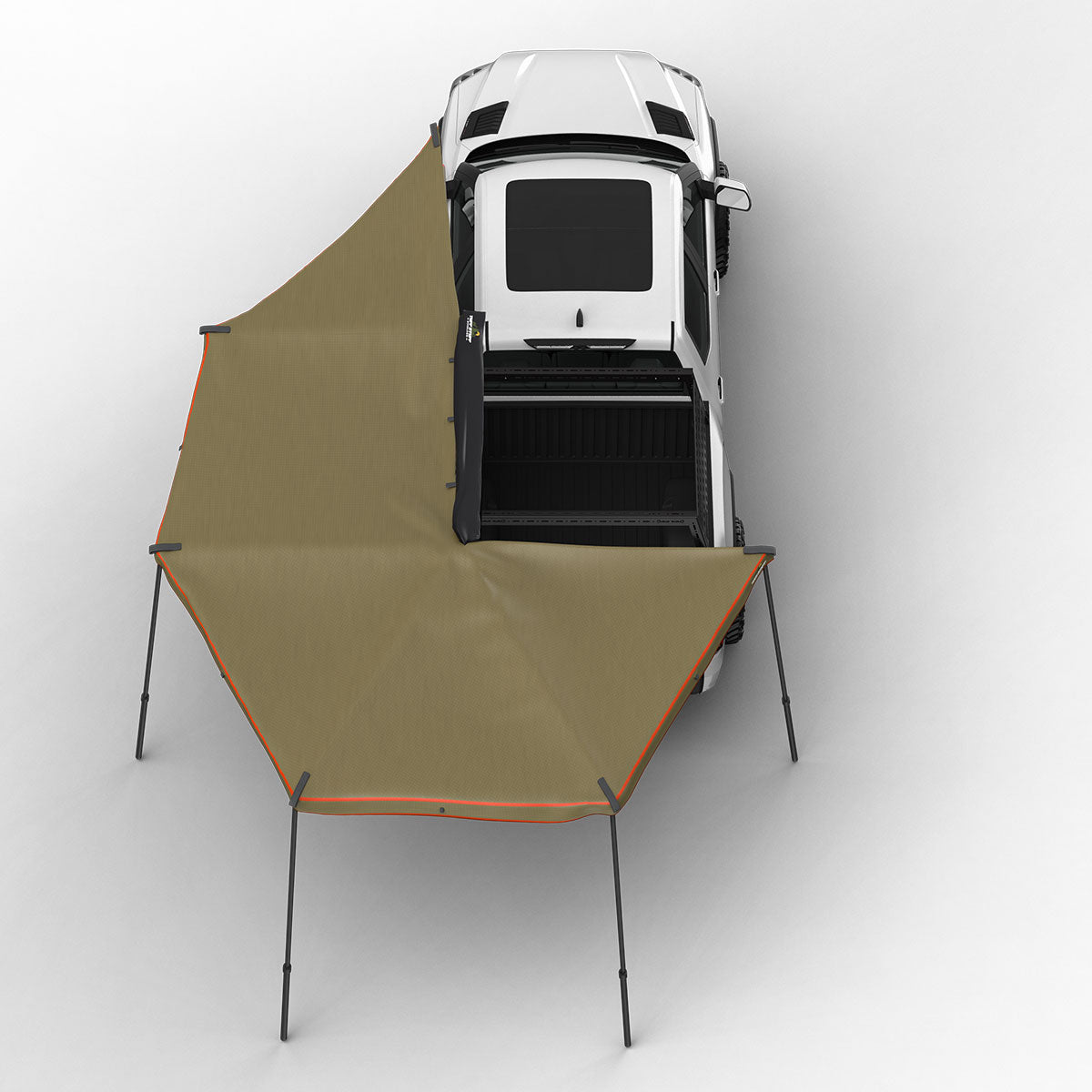 270 Degree Awning, XL, Driver Side, C-Channel Aluminum, Olive