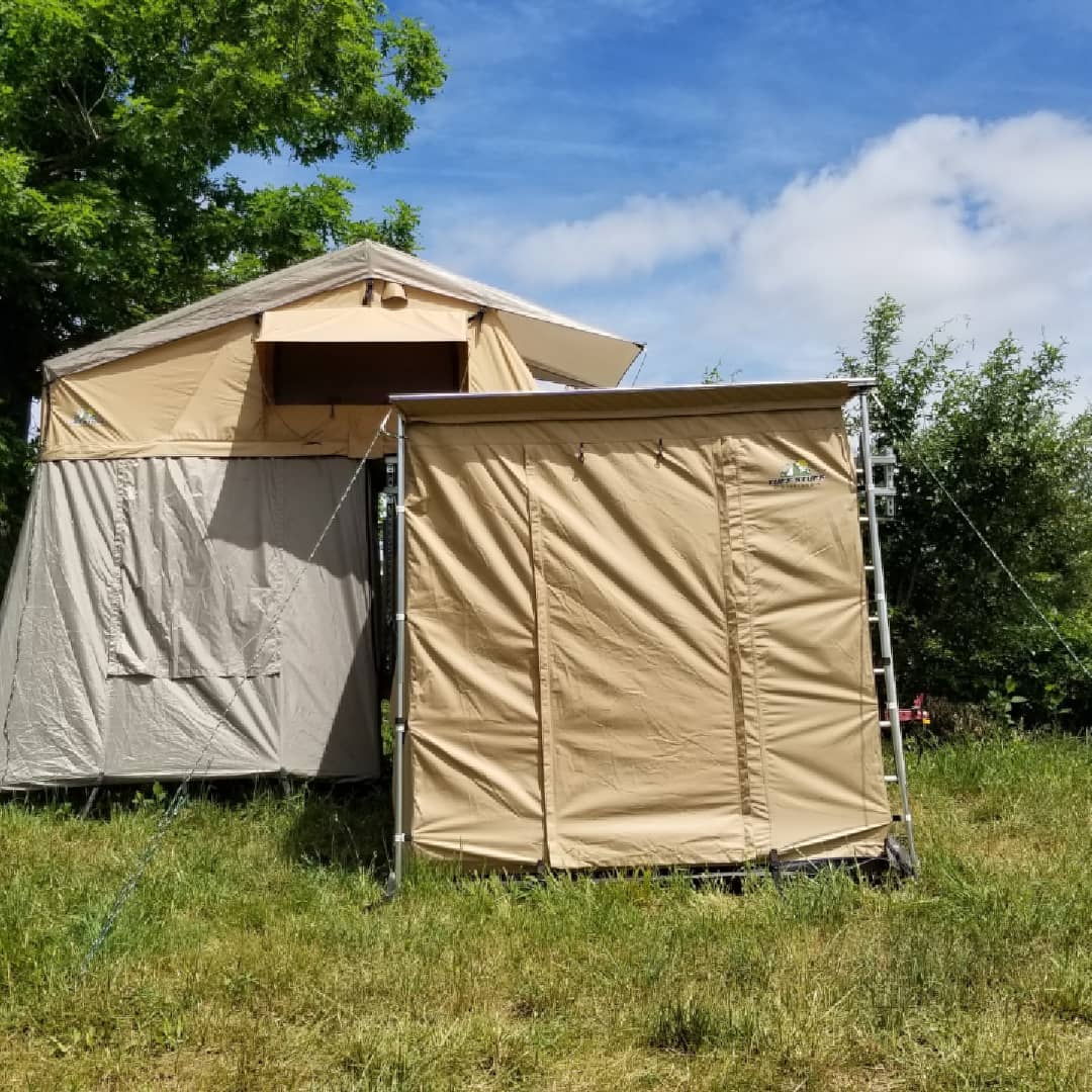 Tuff Stuff® Awning Camp Shelter Room W/ PVC Floor, 280G Material, 6.5′ x 8' - Tuff Stuff Overland - Awning Shelter Room