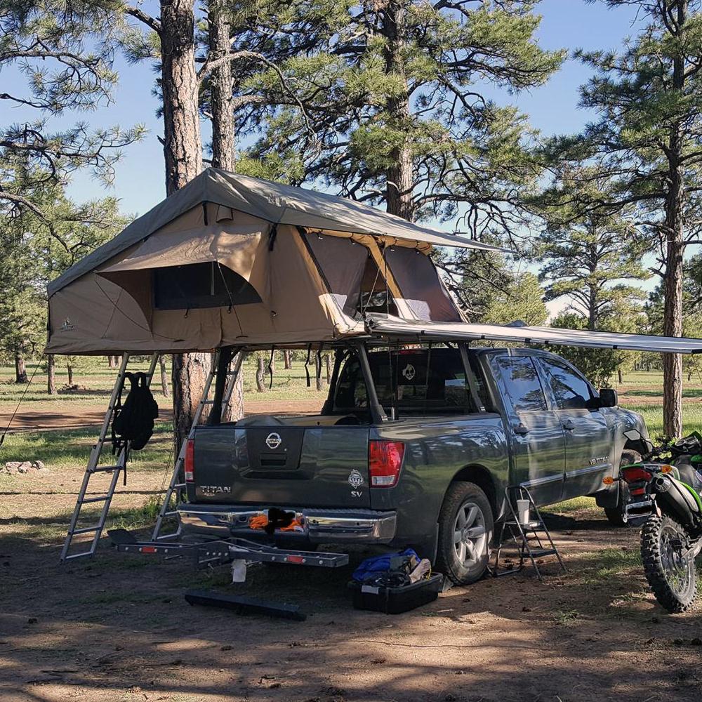 Elite Rooftop Tent Includes Annex Room 4 5 Person Tan