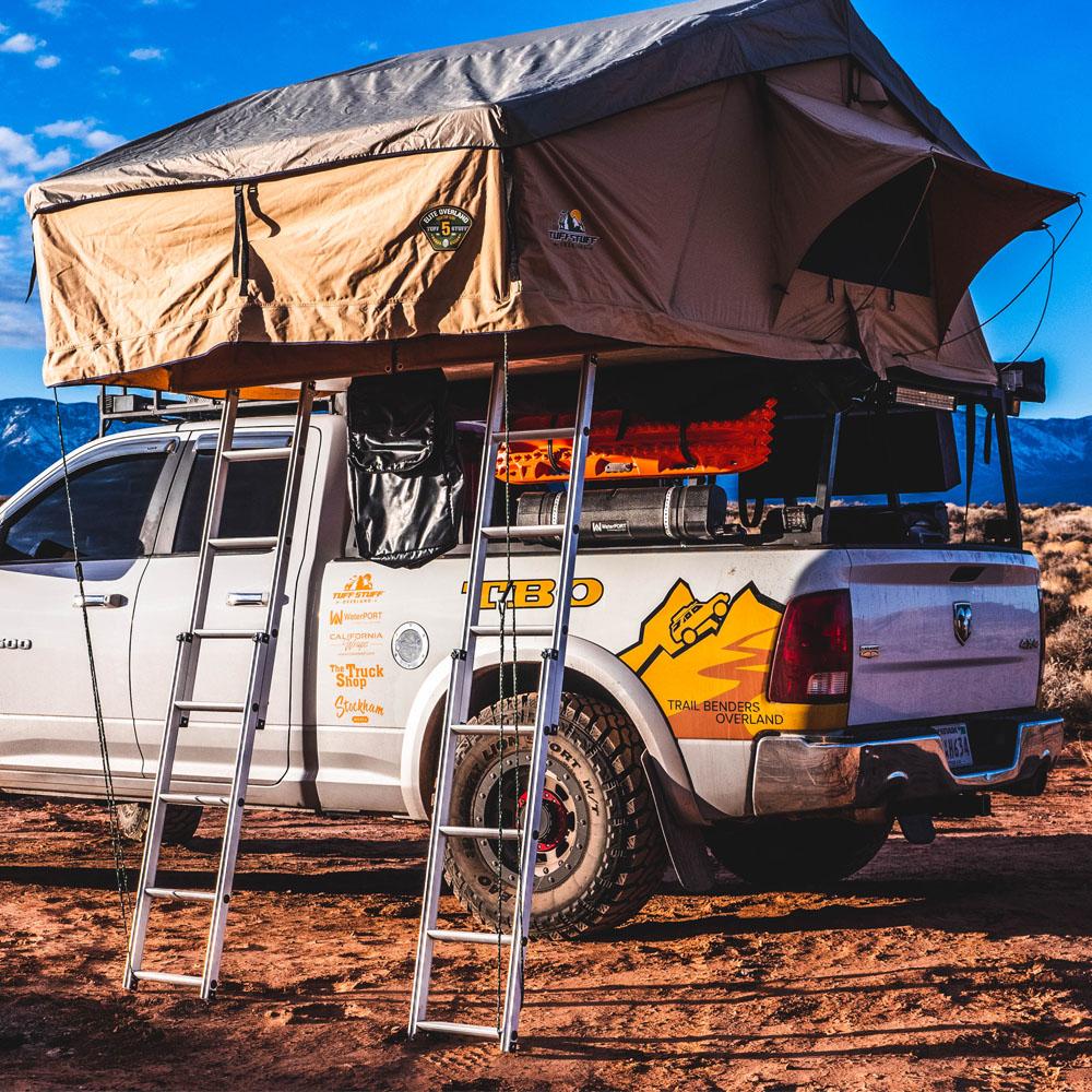 Roof top outlet tent pickup