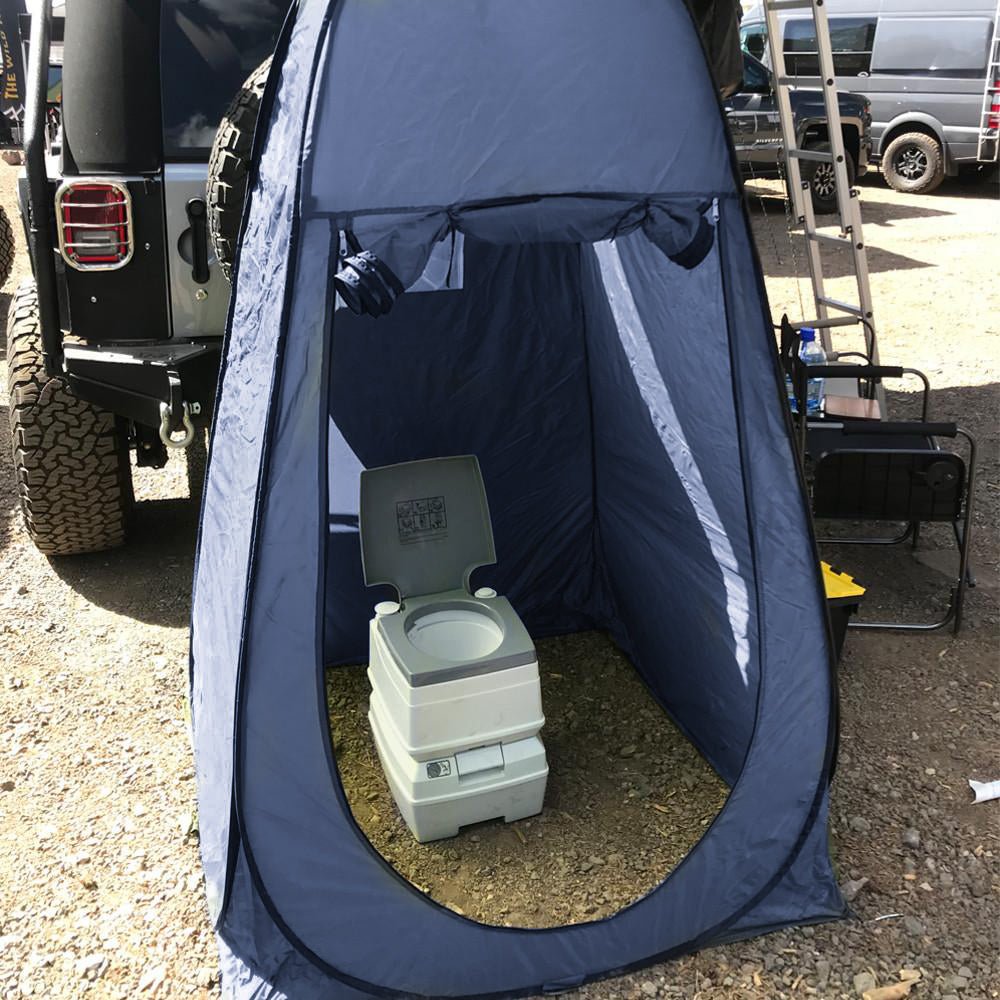 Pop up toilet clearance tent