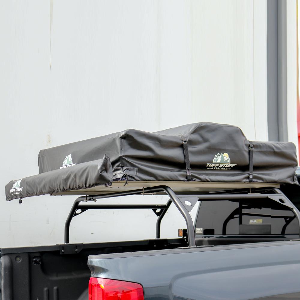 Pickup truck tent online rack